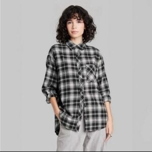 Wild fable flannel plaid shirt